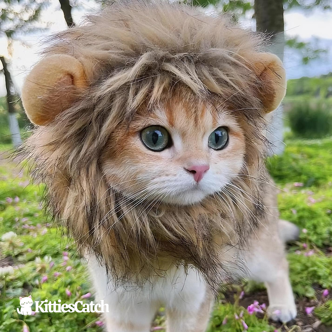 Cute Lion Mane Cat Costume